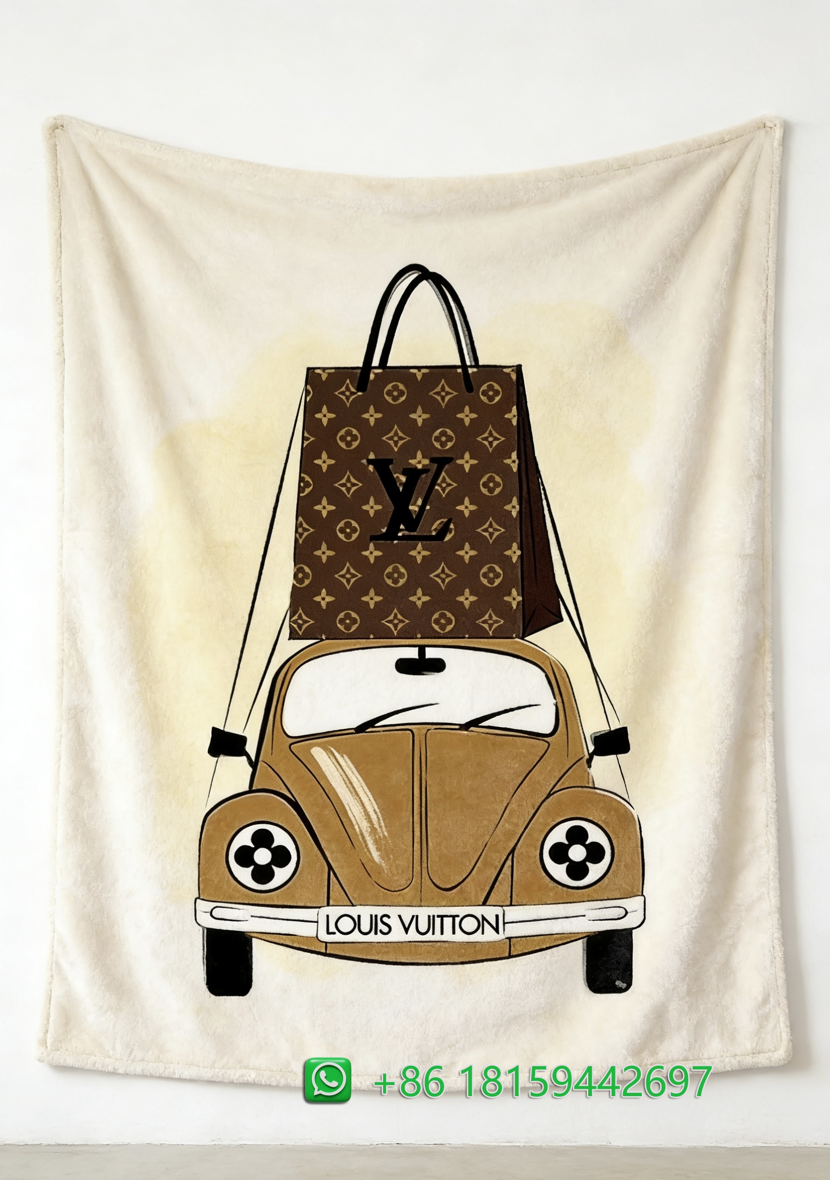 Louis Vuitton Throw Blankets